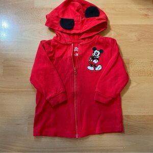 Disney Baby Red Mickey Mouse Sweater